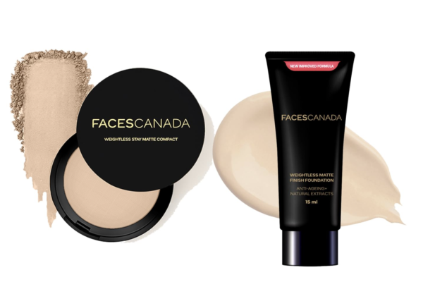 Faces Canada Weightless Stay Matte Compact Vitamin E - Natural 02(9g) - Image 4